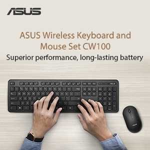 Комплект беспроводной клавиатуры и мыши ASUS CW100