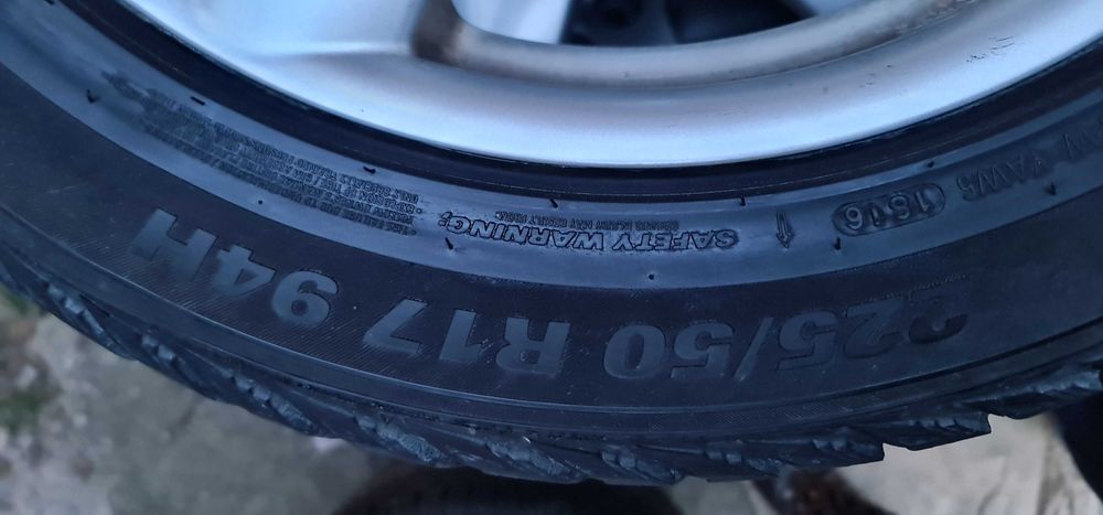 RIAL 225/50/17 jante cu anvelope iarnă M+S