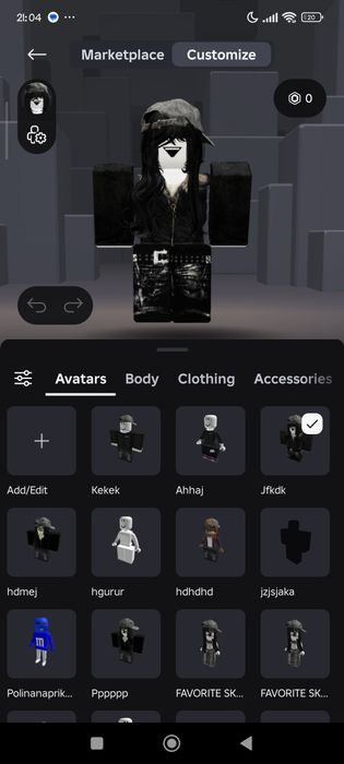 Продаю аккаунт в роблоксе 4.000тг