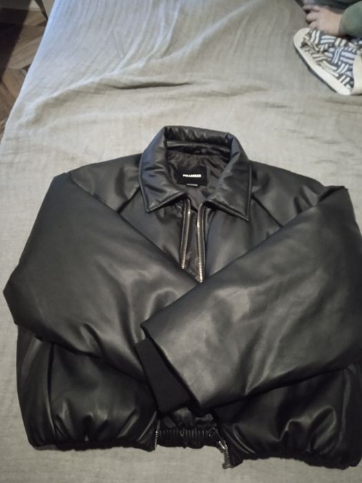 Кожаная куртка Pull & Bear