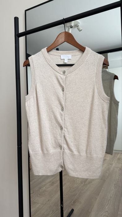 The White Company елек с вълна и кашмир