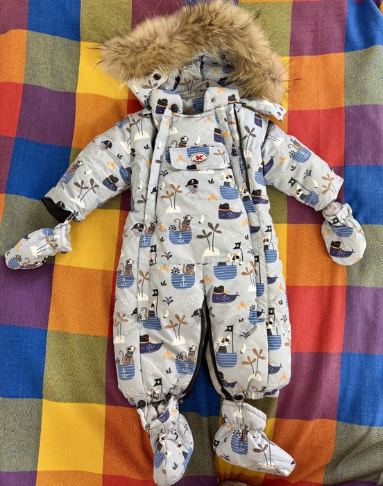 Продам детский зимний трансформер комбинезон