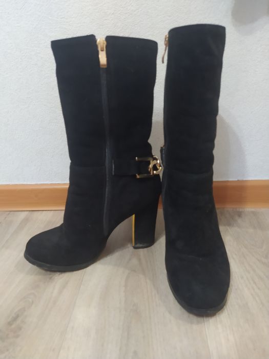 Сапоги ,  замша 38