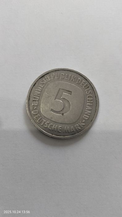 Германия (ФРГ) 5 марок (mark) 1978
