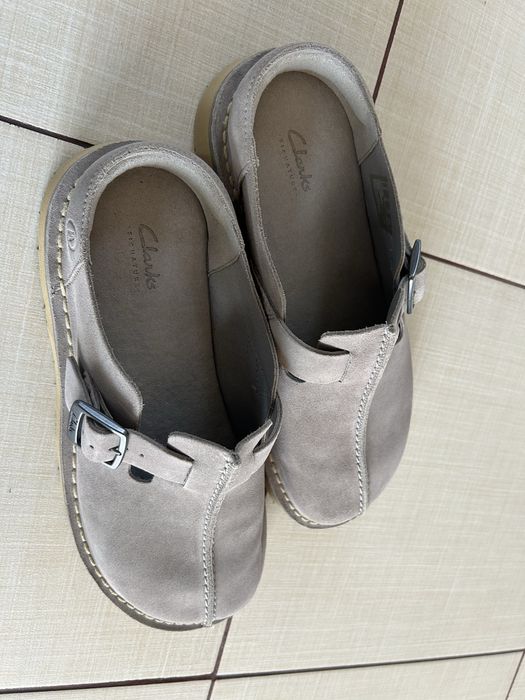 Papuci Clarks nr.42 gri,NOi