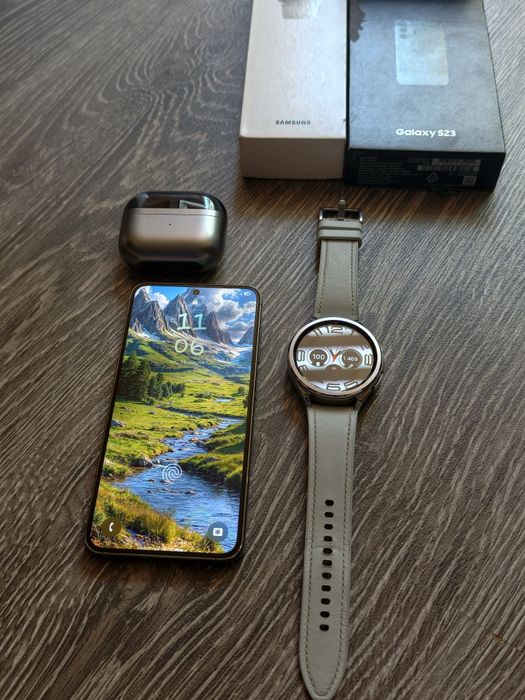 Samsung Galaxy S23 8/256, Galaxy Watch 6 Classic 47mm, Galaxy Buds 3