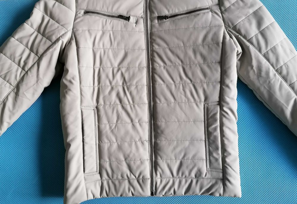 Мъжко Яке От Изкуствена Кожа LCW Vision [Размер: S] [Цвят: Бежов]