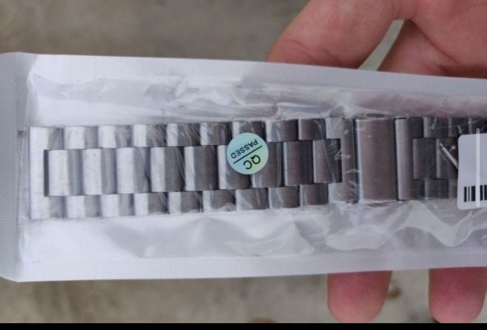 Curea metalica metal inox gri argintie 22 22mm noua Seiko tissot