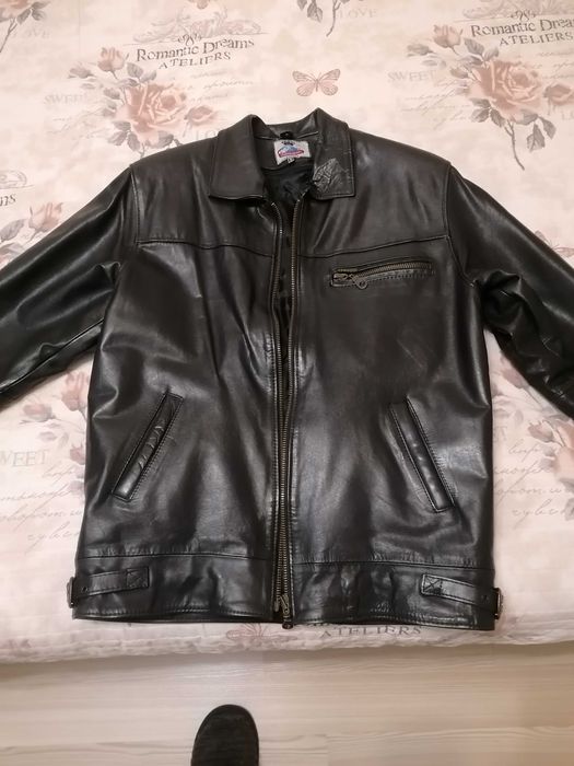 Яке от естествена кожа