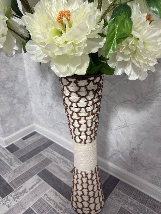 Продам искусственные белые пионы