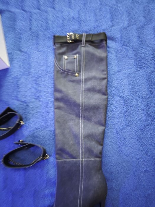 Сапоги-ботфорты новые