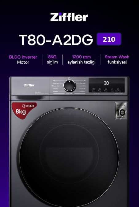 Стиральная машина Ziffler оптом\розница\Uzumnasiya