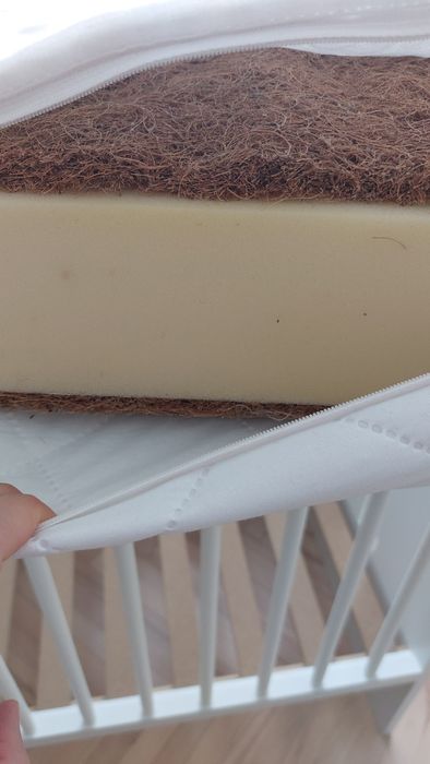 Patut 120x60 cu saltea cocos