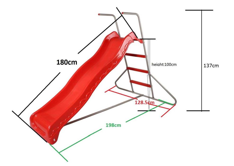 Горка Скат детская