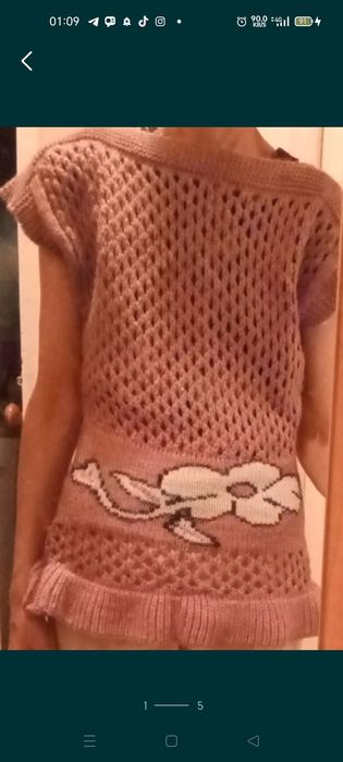 Тёплый  женский свитер