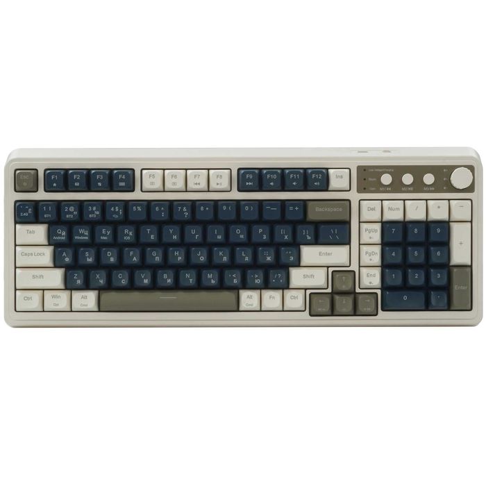 Клавиатура AULA S99 мембранная беспроводная оригинал   RUS/ENG  3в1