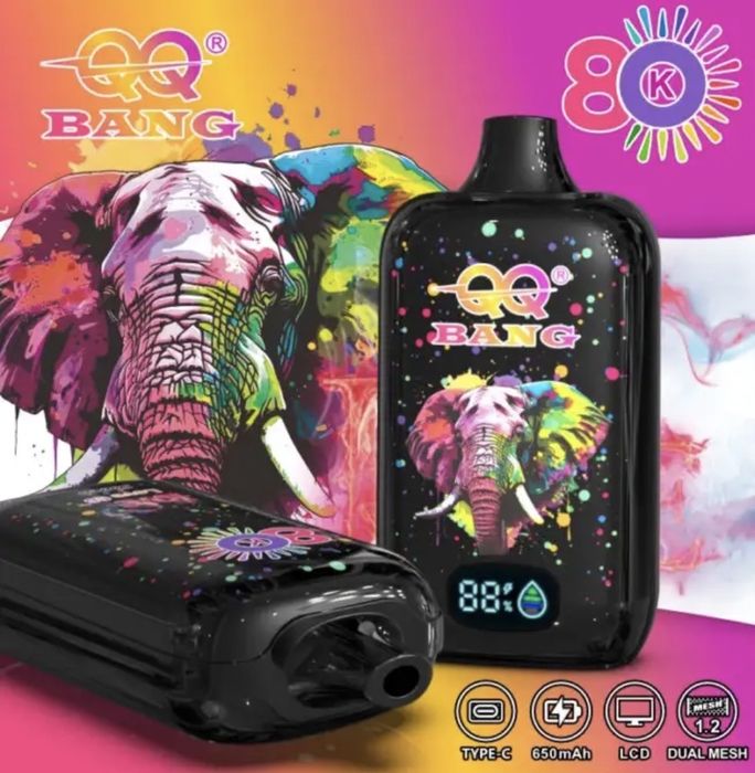 QQ Bang 80K Original | 80.000 Puffs | LCD Display | Toate Aromele Disponibile.