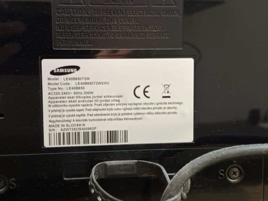 Телевизор Samsung 40” за части