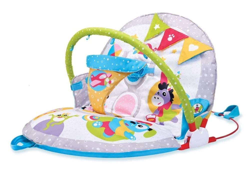 Jucarie Centru de joaca pliabil si sezlong cu jucarii, Yookidoo, 0-12