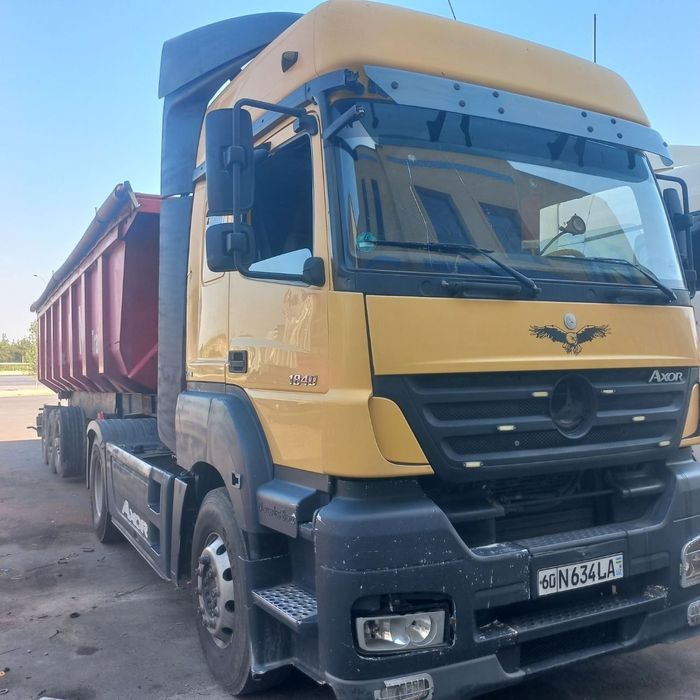 Mercedes axor 1840 + ORUM Прицеп Сотилади