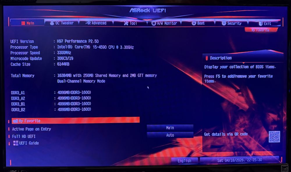 Asrock H97 Performance i5 4590