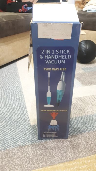 Прахосмукачка двупосочна с удължител дръжла