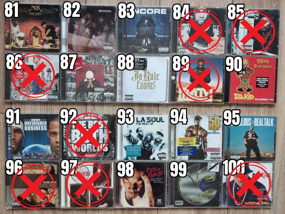 Hip-Hop Rap Music Albums CD's Оригинални Рап Музикални Дискове Хип-Хоп