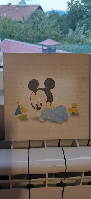 Бебешки картини с  Мики Маус