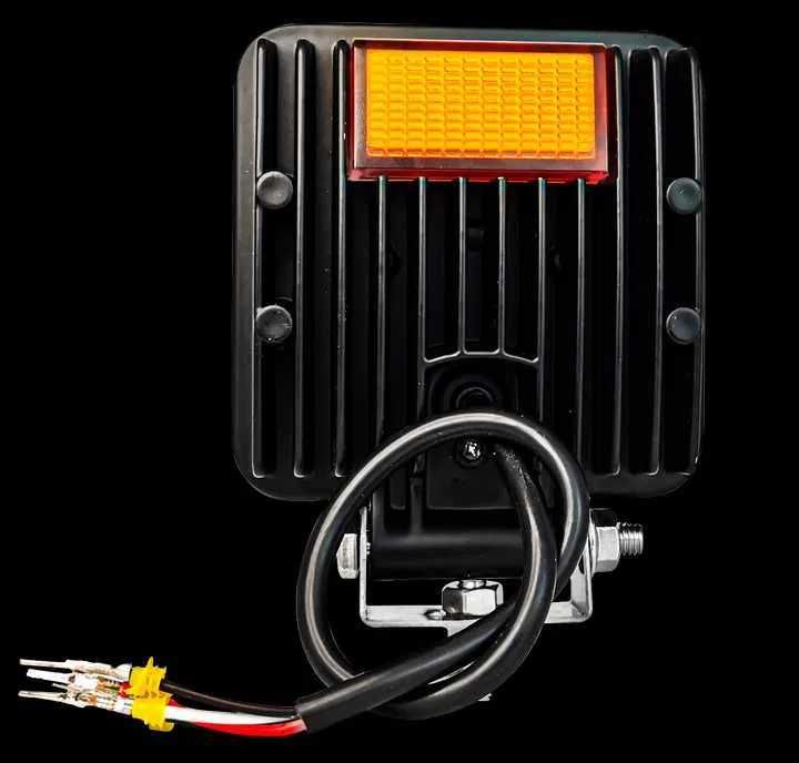Диоден халоген LED светлини габарит, жълта 12/24V 48W
