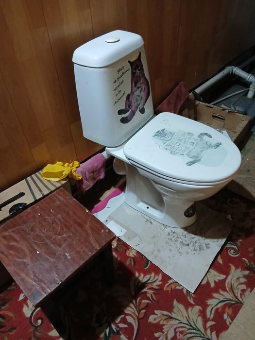 Унитаз в хорошем состоянии