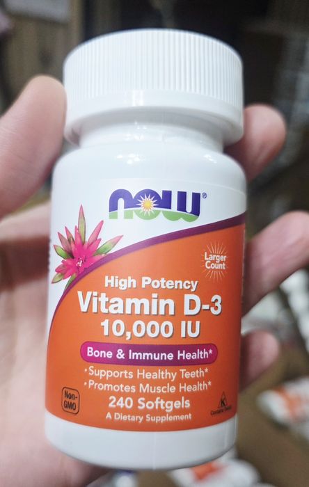 ДОСТАВКИ HET Now витамин D3 10000, 240шт СКИДКА 190 000 Made in USA