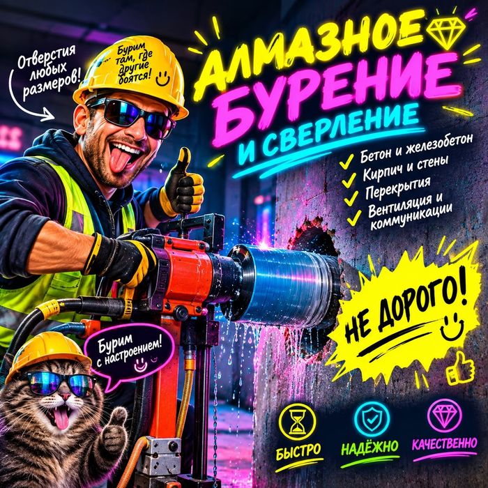 Алмазное бурение сверление