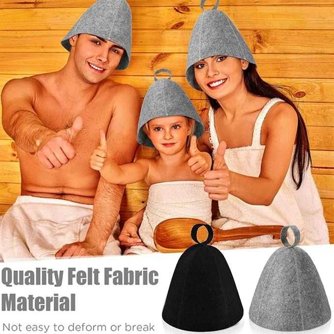 ПРОМОЦИЯ! Вълнена шапка за сауна и парна баня