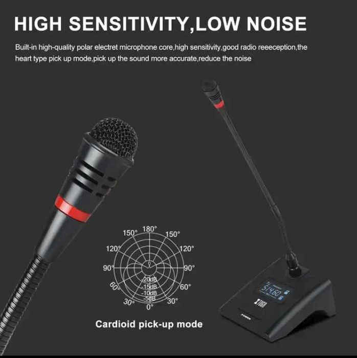 Профессиональная гарнитура Xtuga A140 Uhf, конференция