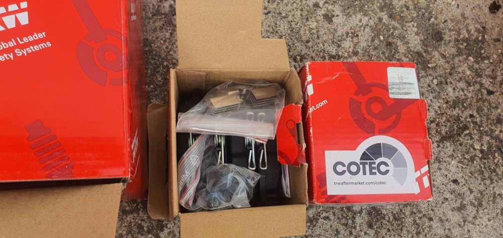 Нов заден спирачен комплект TRW VW, Audi, Skoda