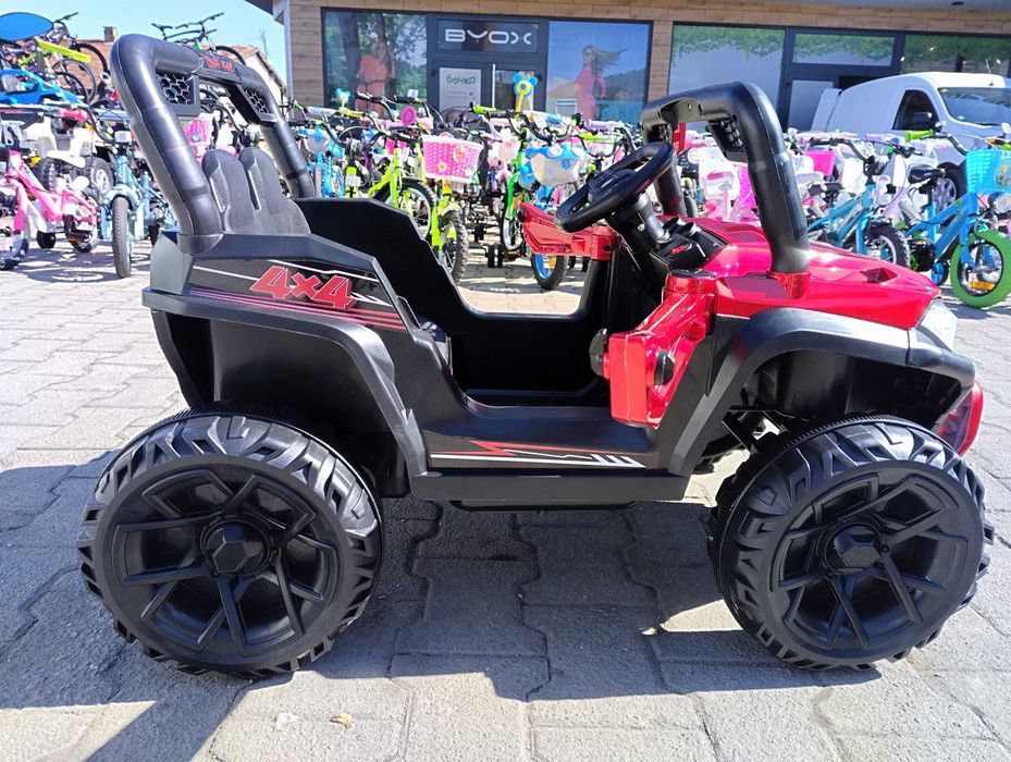 TEXAS акумулаторен джип FAST UTV червен