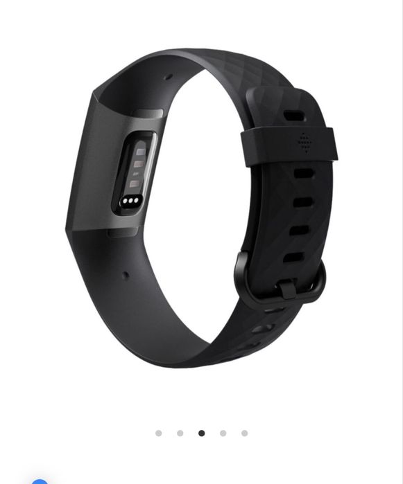 Смарт часовник/гривна Fitbit -Charge 3, черна