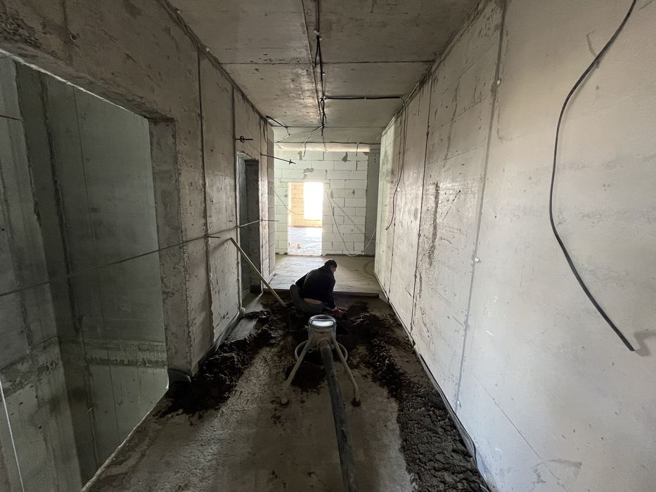 Стяжка пола полусухая стяжка