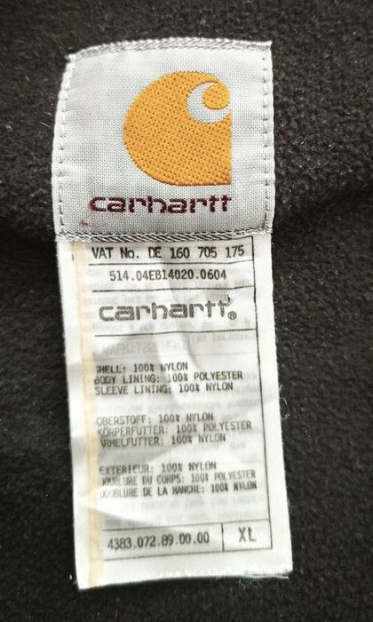 Geacă Carhartt  XL Neagră cu Fleece