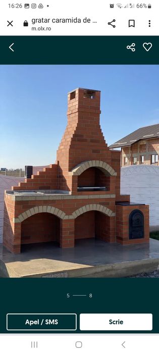 Grătare din cărămidă aparentă
Grătar ,cuptor sobă , țărănească
Afumăto