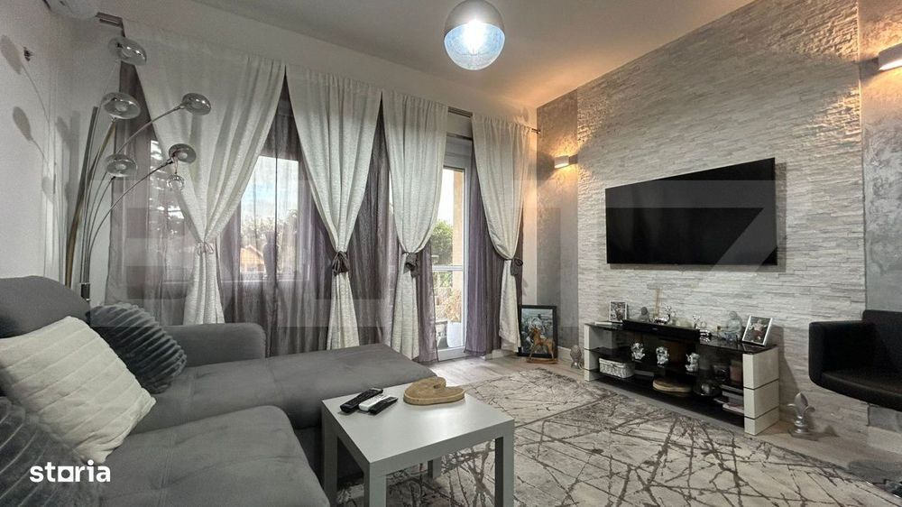 Apartament 2 camere in zona de dealuri, cu centrala proprie pe gaz