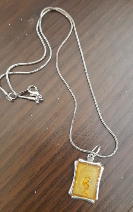 Сребърни  бижута медальони, обеца , пръстен