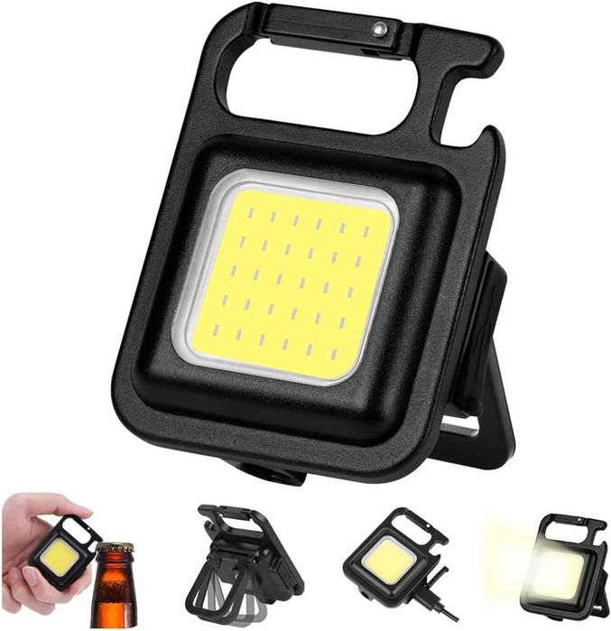 Lanterna tip breloc multifunctionala LED magnet desfacator sticle USB