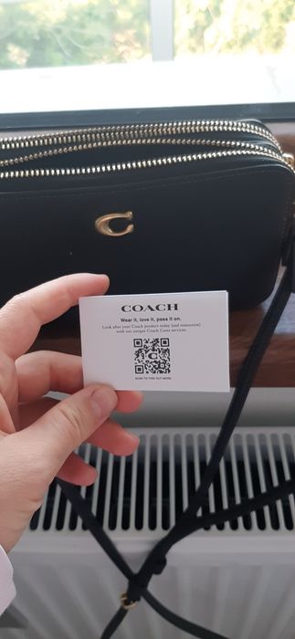 Coach черна дамска чанта