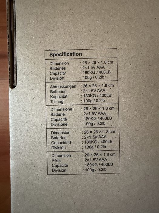 Cantar SMART cu aplicatie prin bluetooth