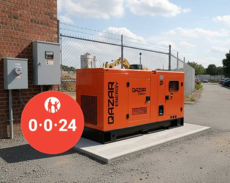 KASPI 0-0-24!  Дизельный генератор Qazar Energy GRS-20A NEWMAX 20 кВт