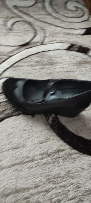 Pantofi piele cu talpa ortopedica