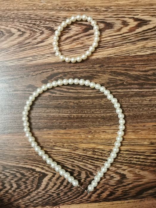 Бусы, браслет из жемчуга