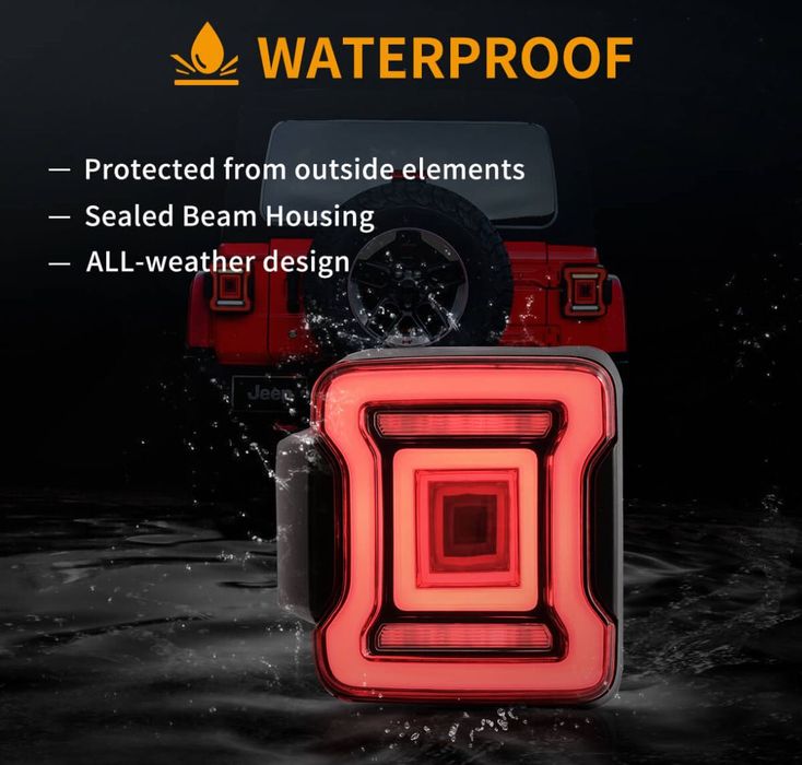 Jeep Wrangler с жълт мигач 2018+