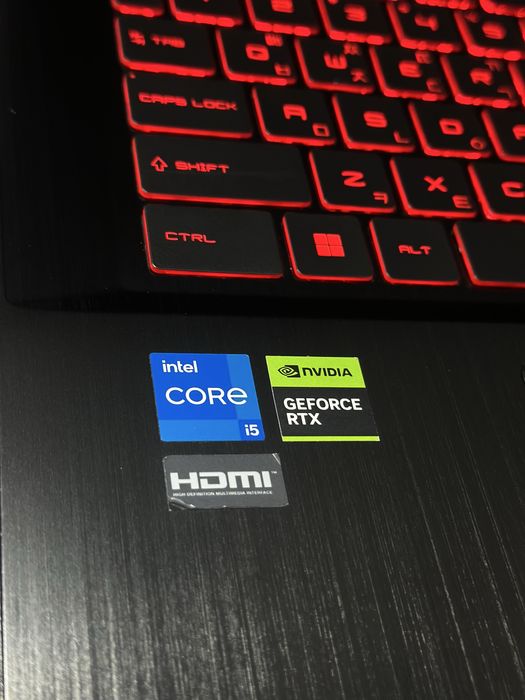 Мощный игравой ноутбук MSI Thin GF63 intel i5-12450H